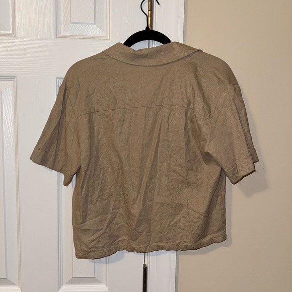 Rachel Zoe Beige Casual Top - Picture 3 of 3